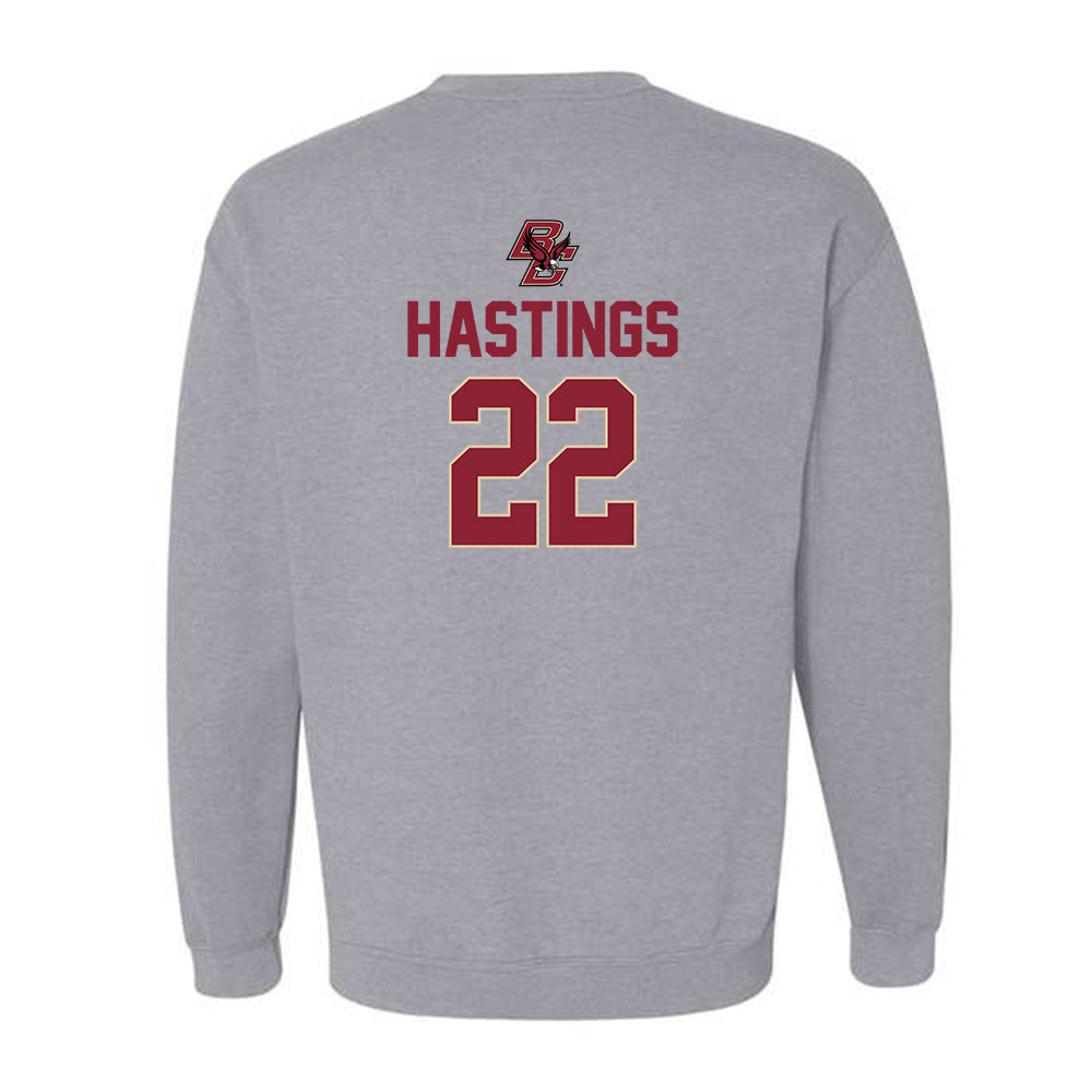 Boston College - NCAA Men's Basketball : Jayden Hastings - Classic Shersey Crewneck Sweatshirt-1
