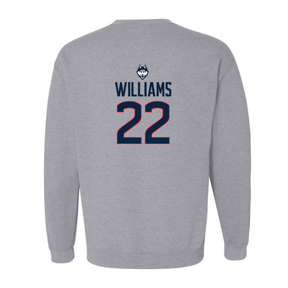 UConn - NCAA Women's Basketball : Serah Williams - Classic Shersey Crewneck Sweatshirt-1