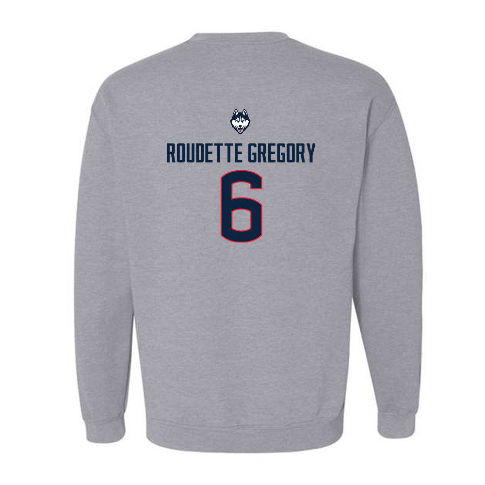 UConn - NCAA Men's Soccer : Khaya Roudette Gregory - Classic Shersey Crewneck Sweatshirt-1