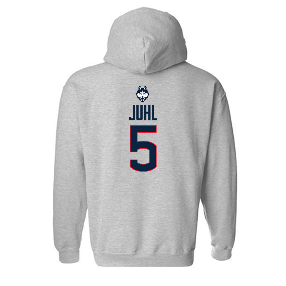 UConn - NCAA Softball : Alexis Juhl - Classic Shersey Hooded Sweatshirt-1