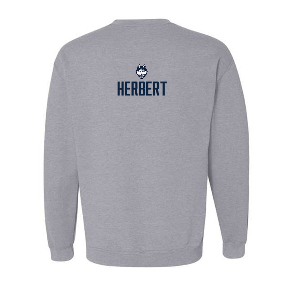 UConn - NCAA Women's Swimming & Diving : Olivia Herbert - Classic Shersey Crewneck Sweatshirt-1