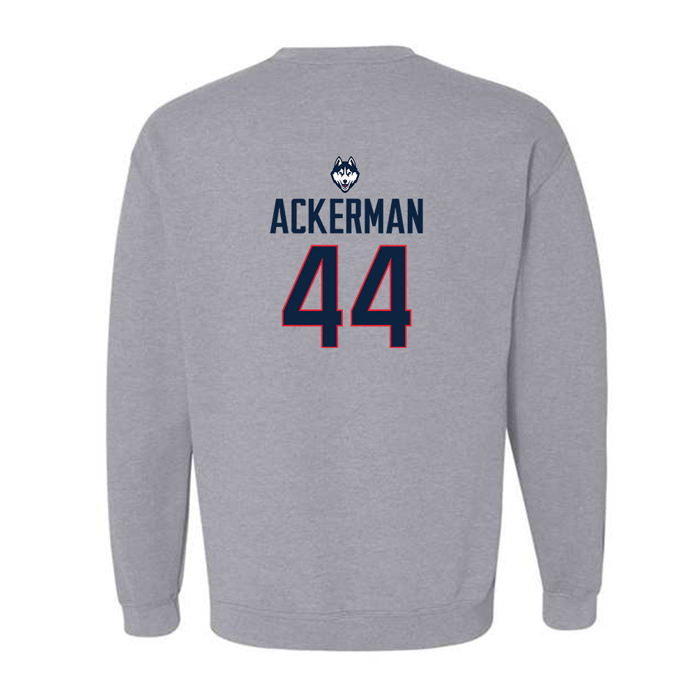 UConn - NCAA Football : Cooper Ackerman - Classic Shersey Crewneck Sweatshirt-1