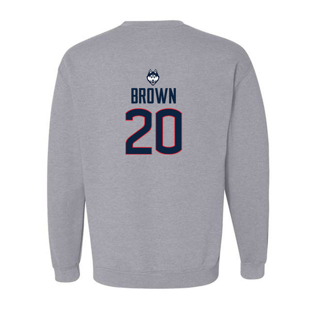 UConn - NCAA Women's Soccer : Brooke Brown - Classic Shersey Crewneck Sweatshirt-1