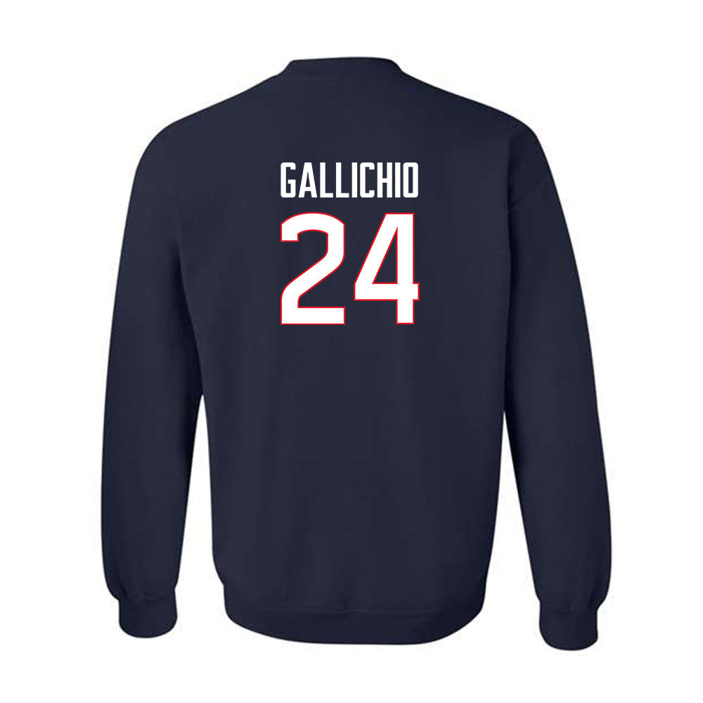 UConn - NCAA Men's Lacrosse : Eric Gallichio - Classic Shersey Crewneck Sweatshirt-1