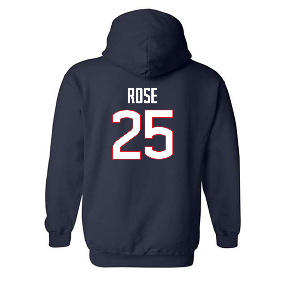 UConn - NCAA Football : Daniel Rose - Classic Shersey Hooded Sweatshirt-1