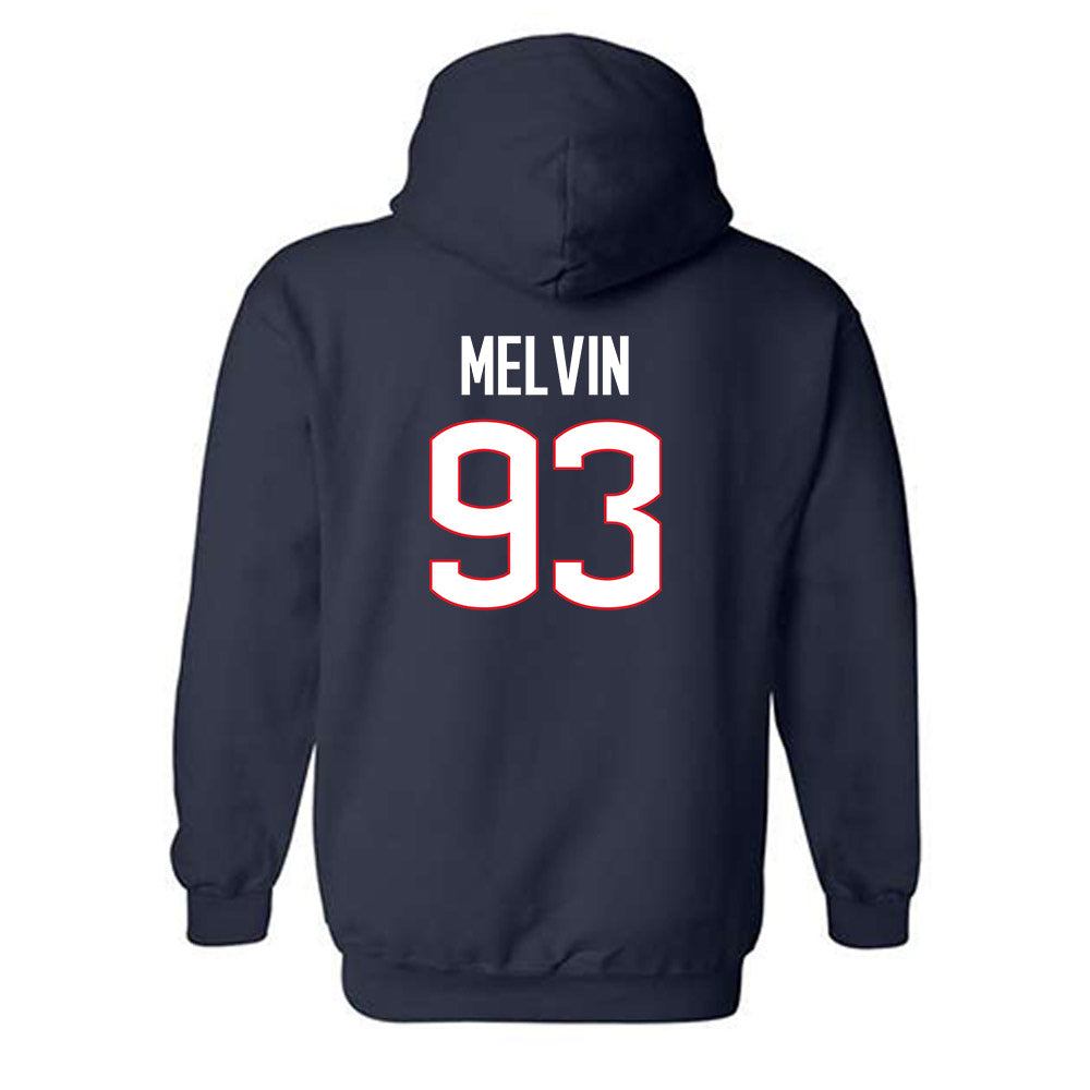 UConn - NCAA Football : Aubrey Melvin - Classic Shersey Hooded Sweatshirt-1
