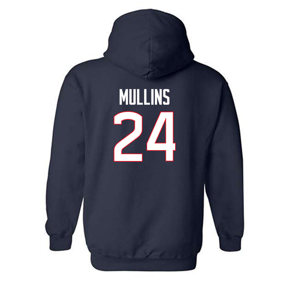 UConn - NCAA Men's Basketball : Braylon Mullins - Classic Shersey Hooded Sweatshirt-1