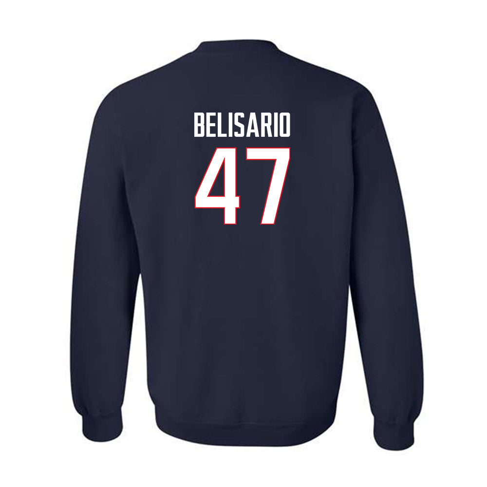 UConn - NCAA Baseball : Anthony Belisario - Classic Shersey Crewneck Sweatshirt-1
