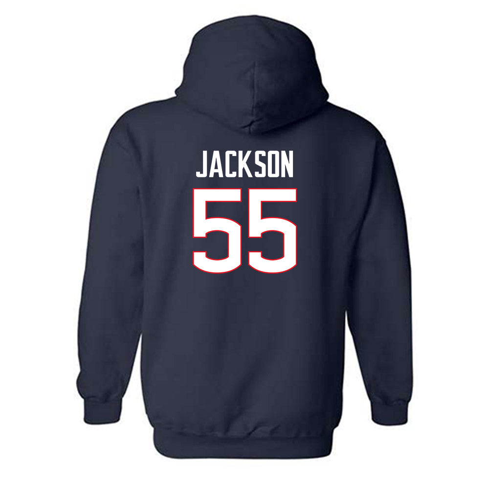 UConn - NCAA Football : Vincent Jackson - Classic Shersey Hooded Sweatshirt-1
