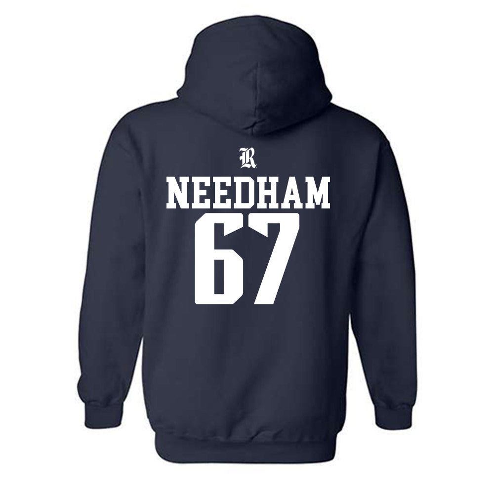 Rice - NCAA Football : Luke Needham - Classic Shersey Hooded Sweatshirt-1