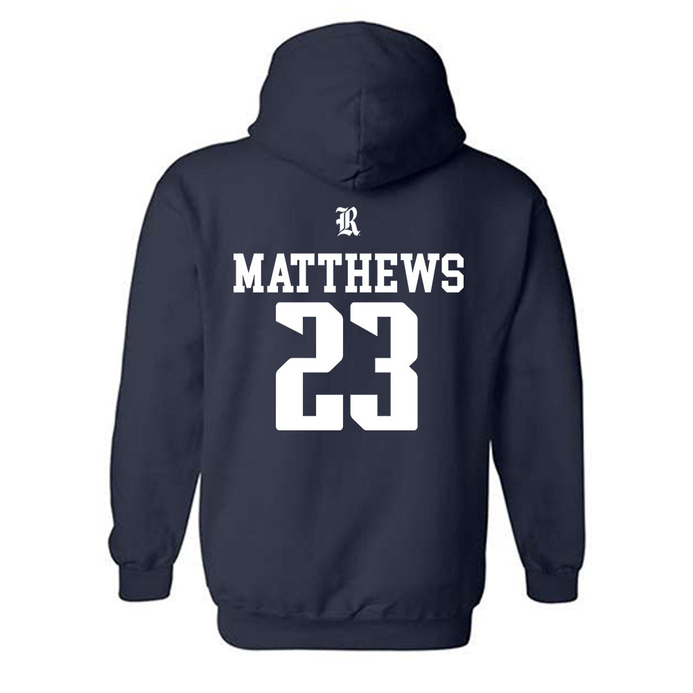 Rice - NCAA Football : Payton Matthews - Classic Shersey Hooded Sweatshirt-1