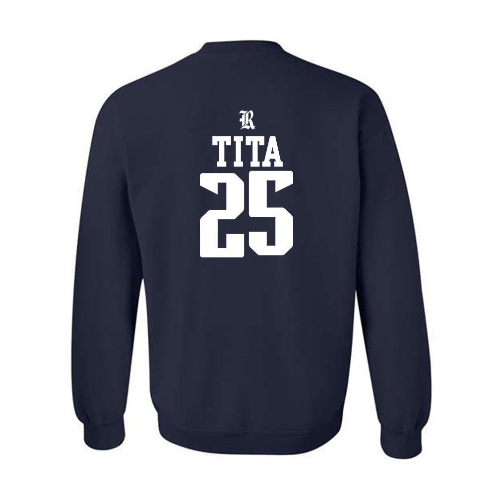Rice - NCAA Football : Blaise Tita - Classic Shersey Crewneck Sweatshirt-1