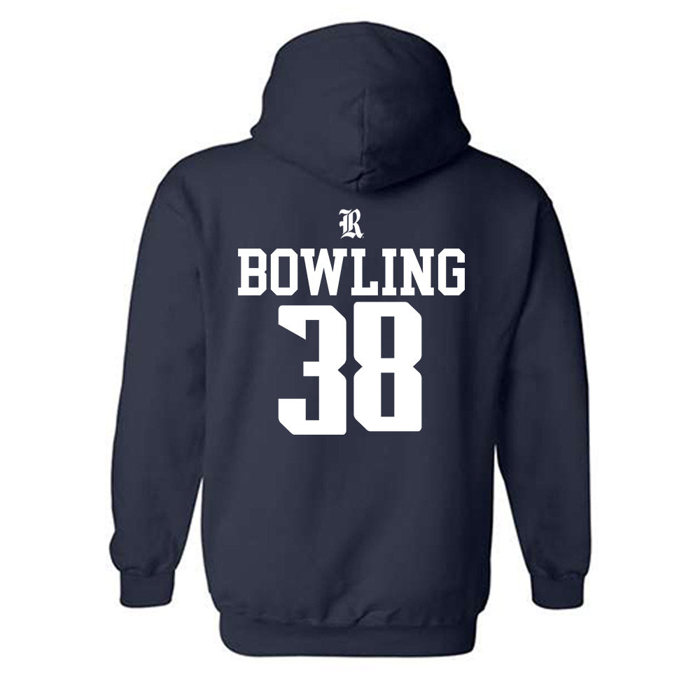 Rice - NCAA Football : Shepherd Bowling - Classic Shersey Hooded Sweatshirt-1