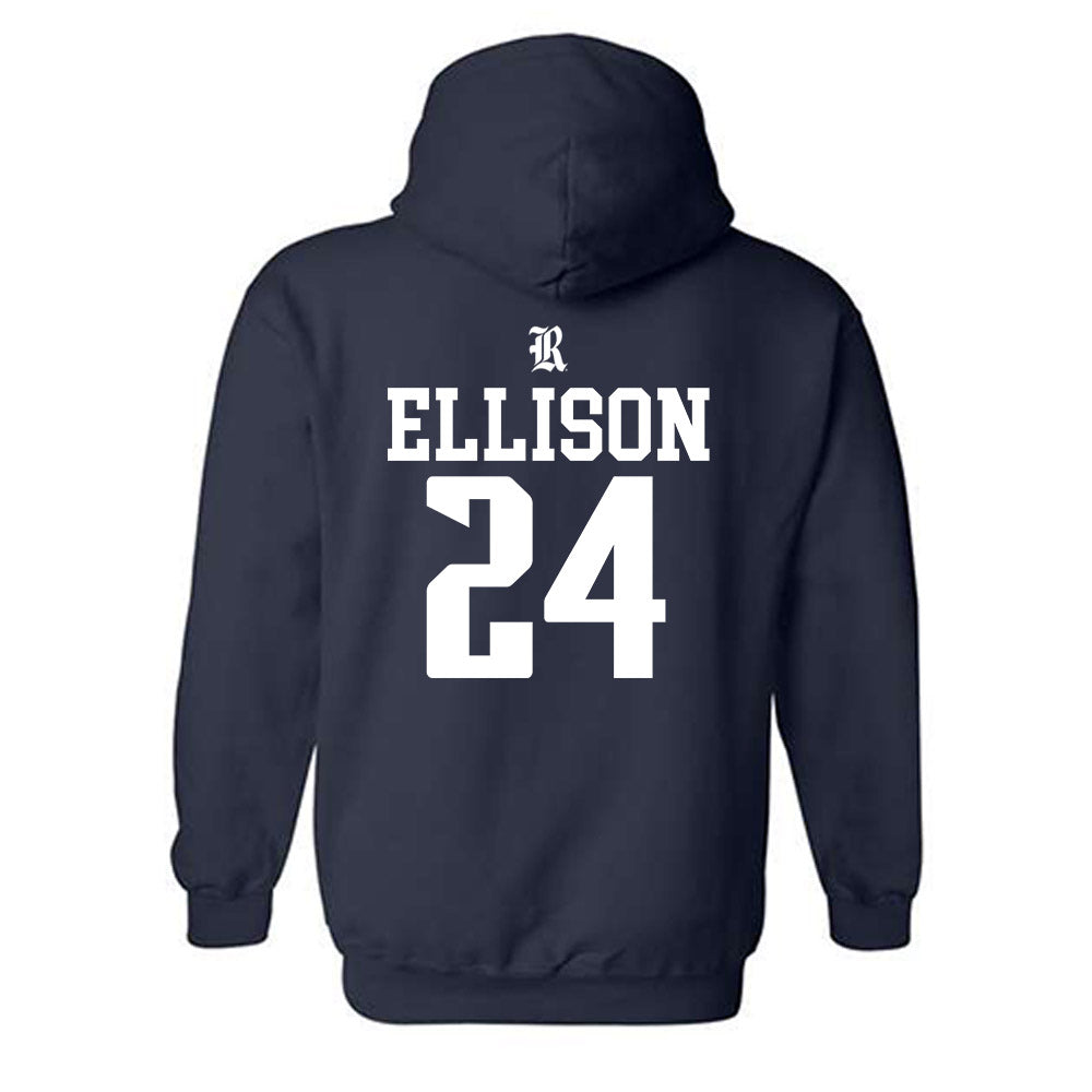 Rice - NCAA Football : JaBari Ellison - Classic Shersey Hooded Sweatshirt-1