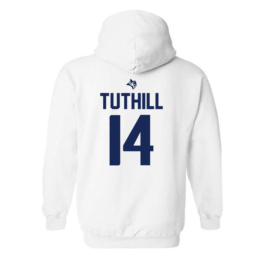 Rice - NCAA Women's Basketball : Skyla Tuthill - Sports Shersey Hooded Sweatshirt-1