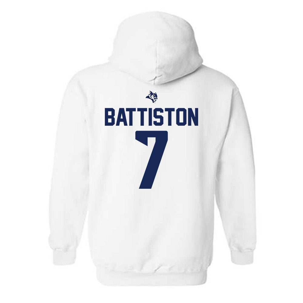 Rice - NCAA Women's Basketball : Louann Battiston - Sports Shersey Hooded Sweatshirt-1