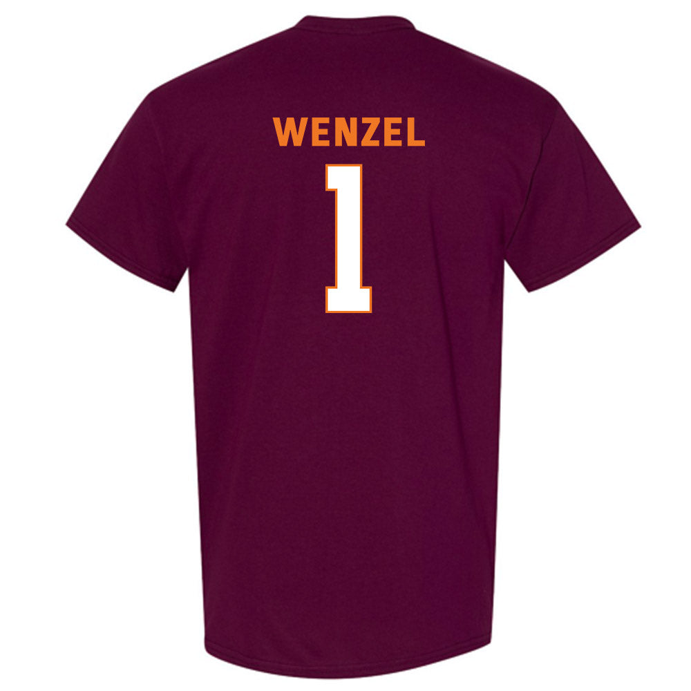 Virginia Tech - NCAA Women's Basketball : Carleigh Wenzel - Sports Shersey T-Shirt-1