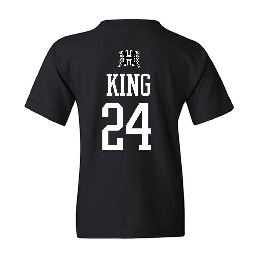Hawaii - NCAA Football : Devyn King - Classic Shersey Youth T-Shirt-1