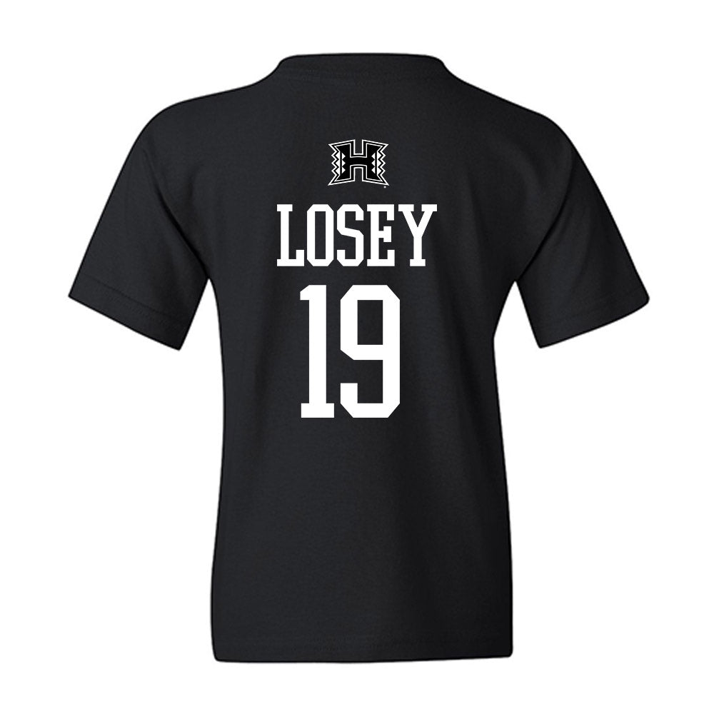 Hawaii - NCAA Baseball : Zach Losey - Classic Shersey Youth T-Shirt-1