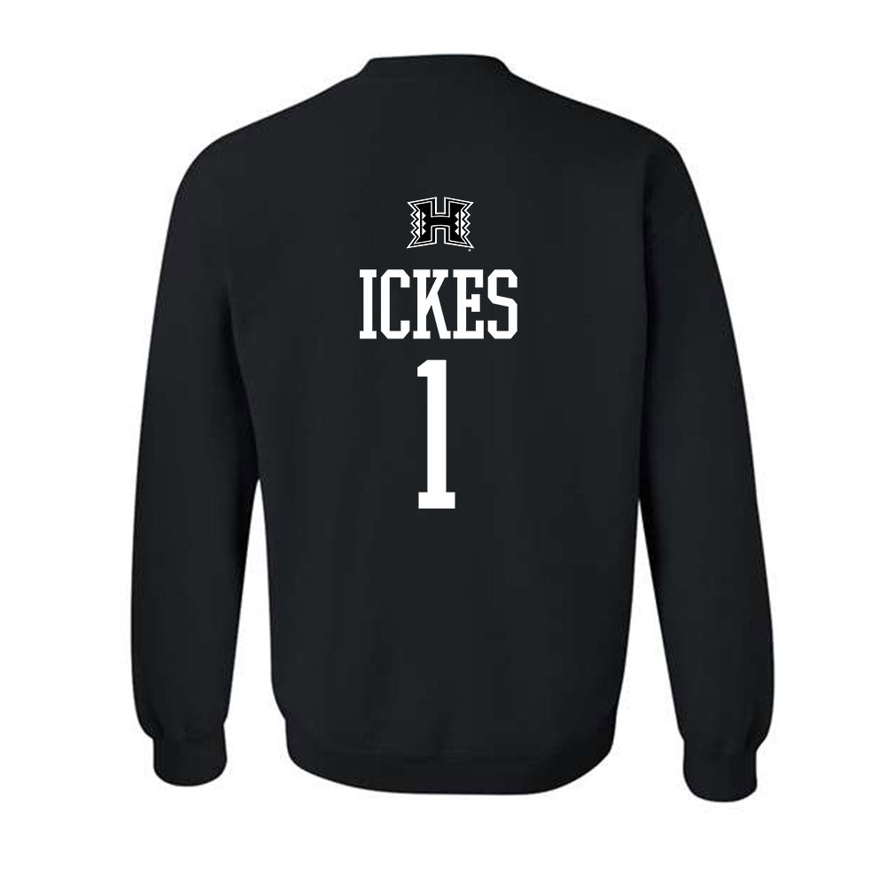 Hawaii - NCAA Baseball : Elijah Ickes - Classic Shersey Crewneck Sweatshirt-1