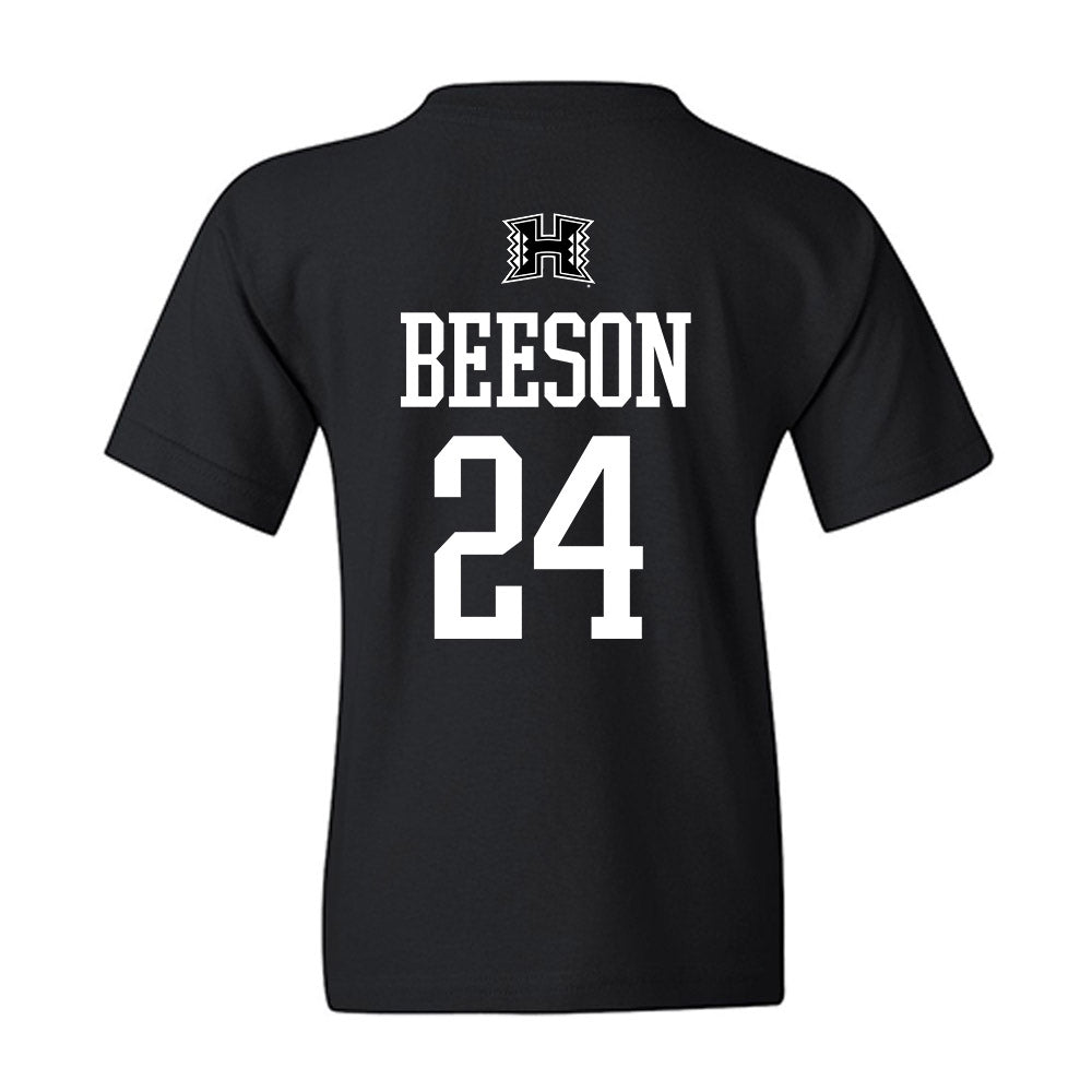 Hawaii - NCAA Baseball : Britton Beeson - Classic Shersey Youth T-Shirt-1