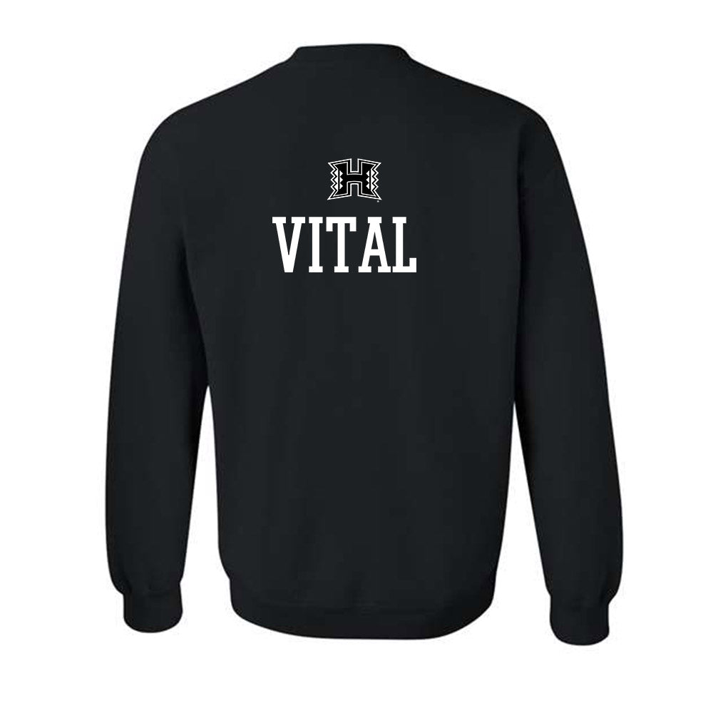 Hawaii - NCAA Women's Track & Field : Samaria Vital - Classic Shersey Crewneck Sweatshirt-1
