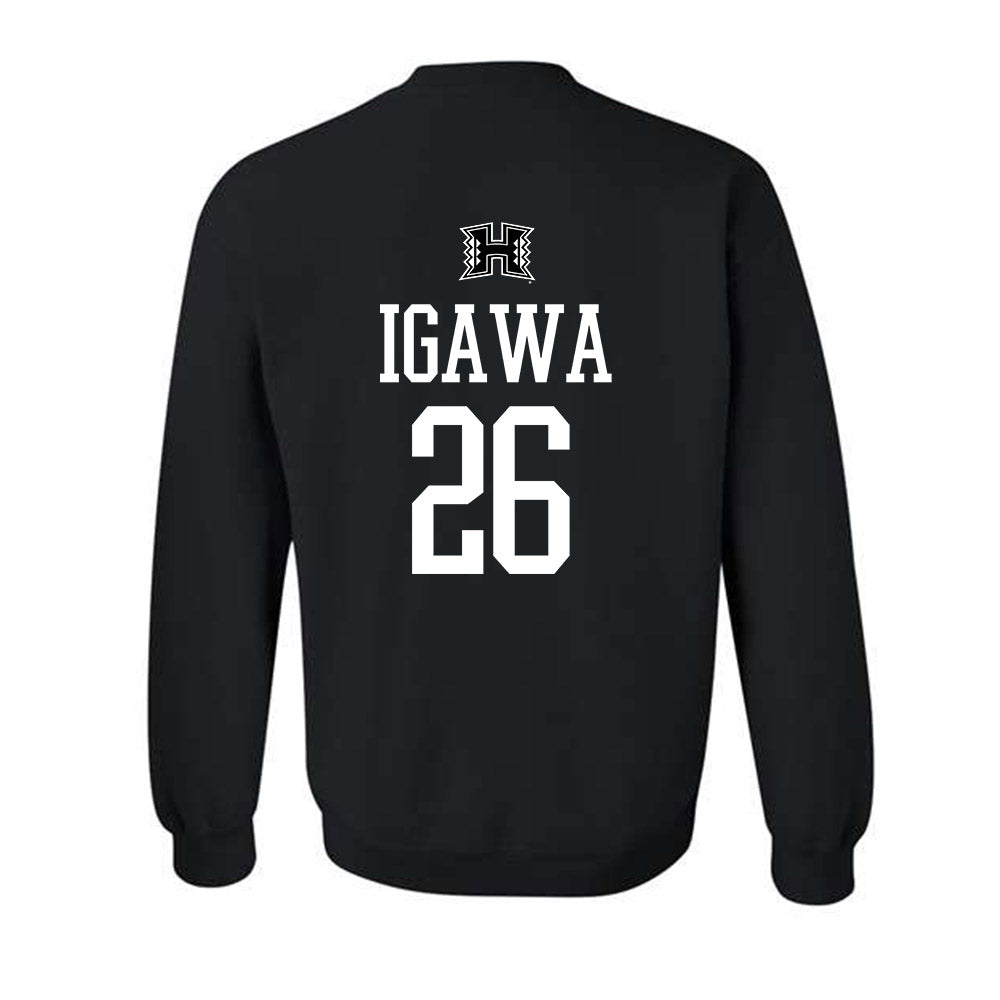Hawaii - NCAA Baseball : Jacob Igawa - Classic Shersey Crewneck Sweatshirt-1