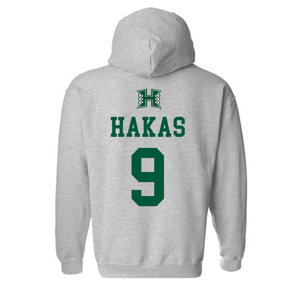 Hawaii - NCAA Women's Volleyball : Tali Hakas - Classic Shersey Hooded Sweatshirt-1