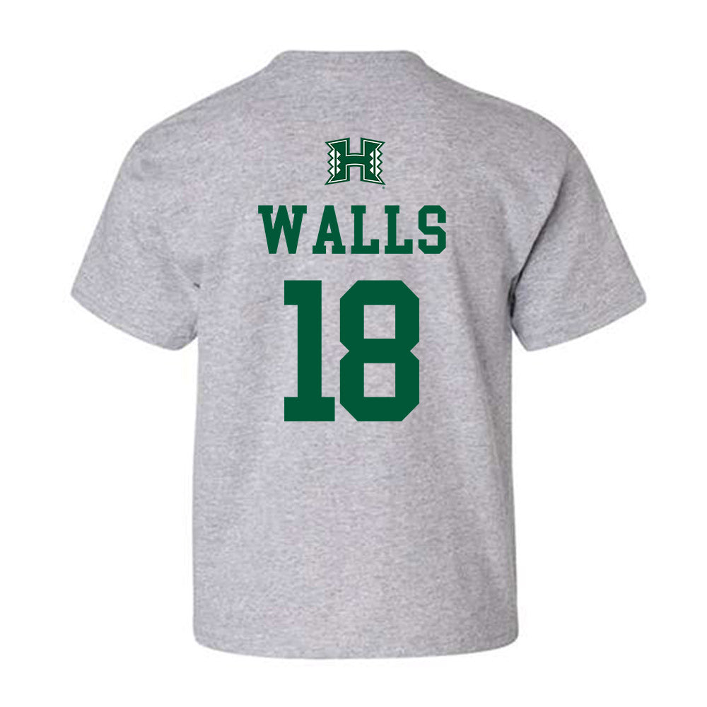 Hawaii - NCAA Baseball : Cooper Walls - Classic Shersey Youth T-Shirt-1
