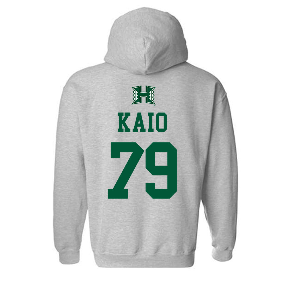 Hawaii - NCAA Football : Judah Kaio - Classic Shersey Hooded Sweatshirt-1