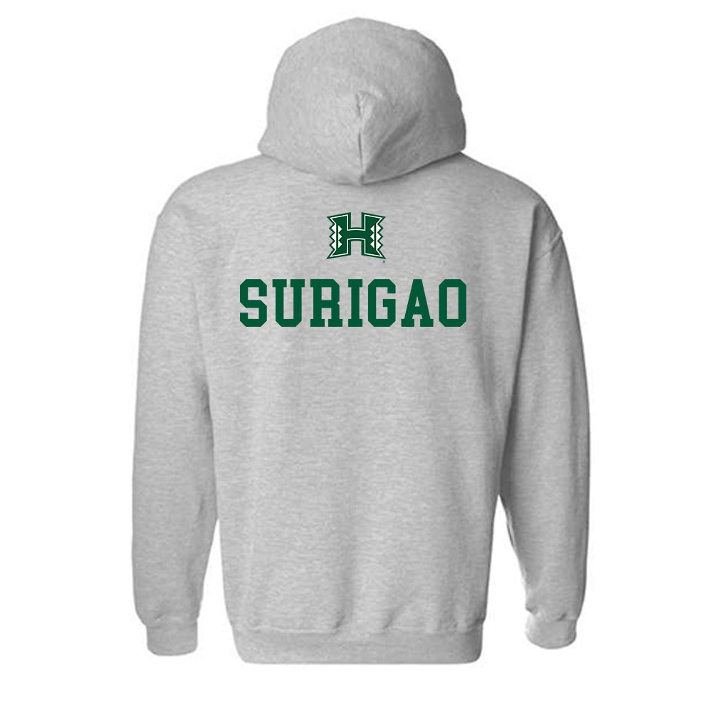 Hawaii - NCAA Baseball : Joshua Surigao - Classic Shersey Hooded Sweatshirt-1