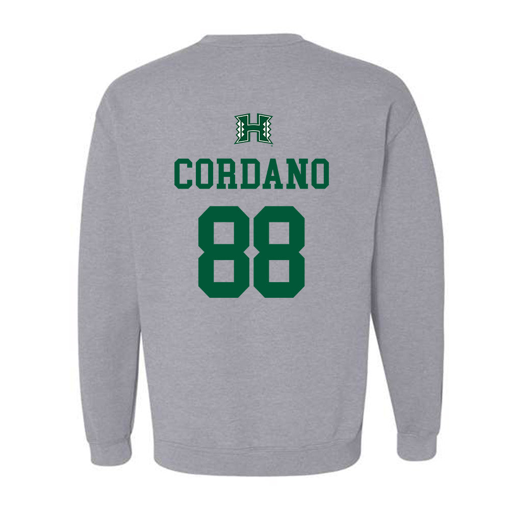 Hawaii - NCAA Football : Alan Cordano - Classic Shersey Crewneck Sweatshirt-1