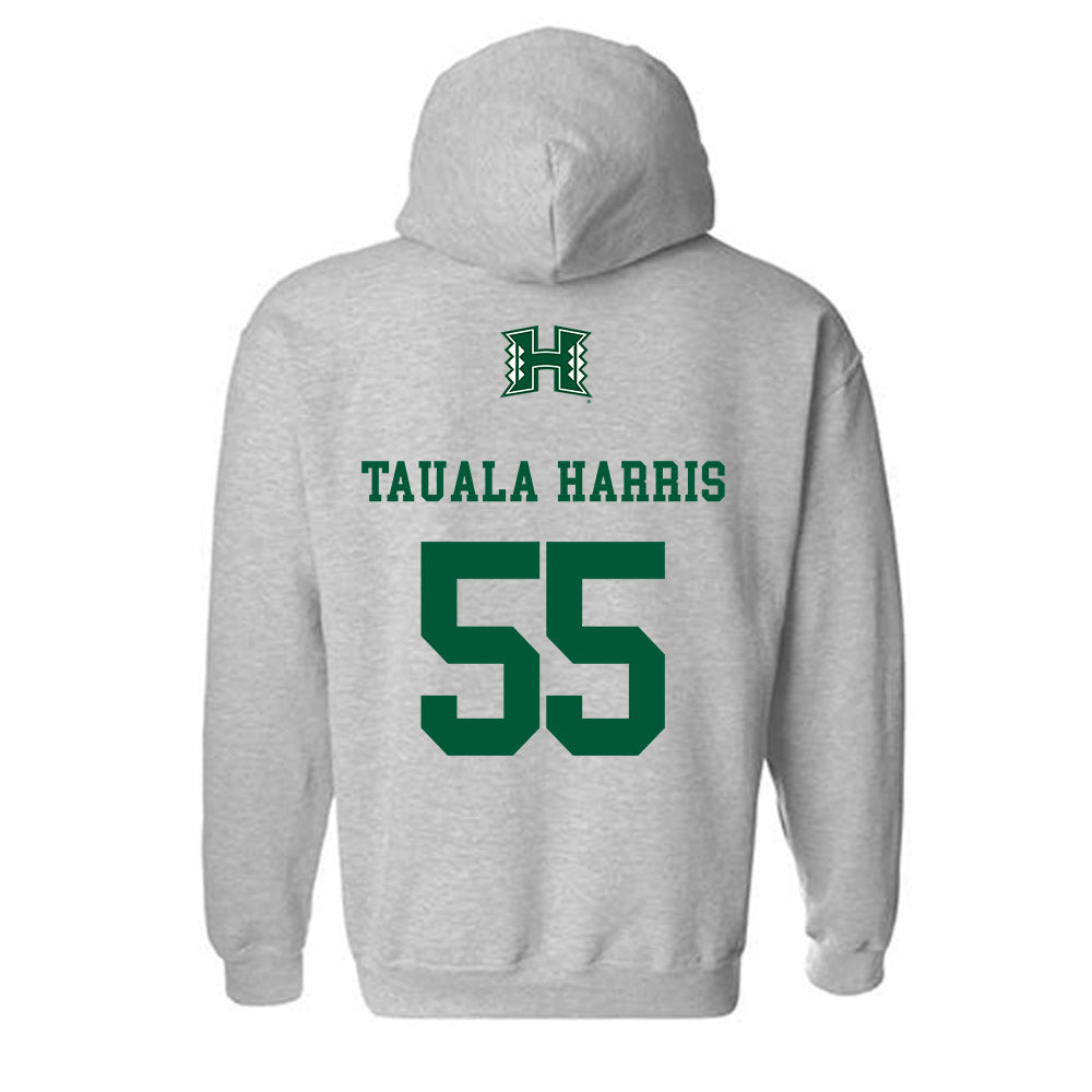 Hawaii - NCAA Football : Jay Tauala-Harris - Classic Shersey Hooded Sweatshirt-1