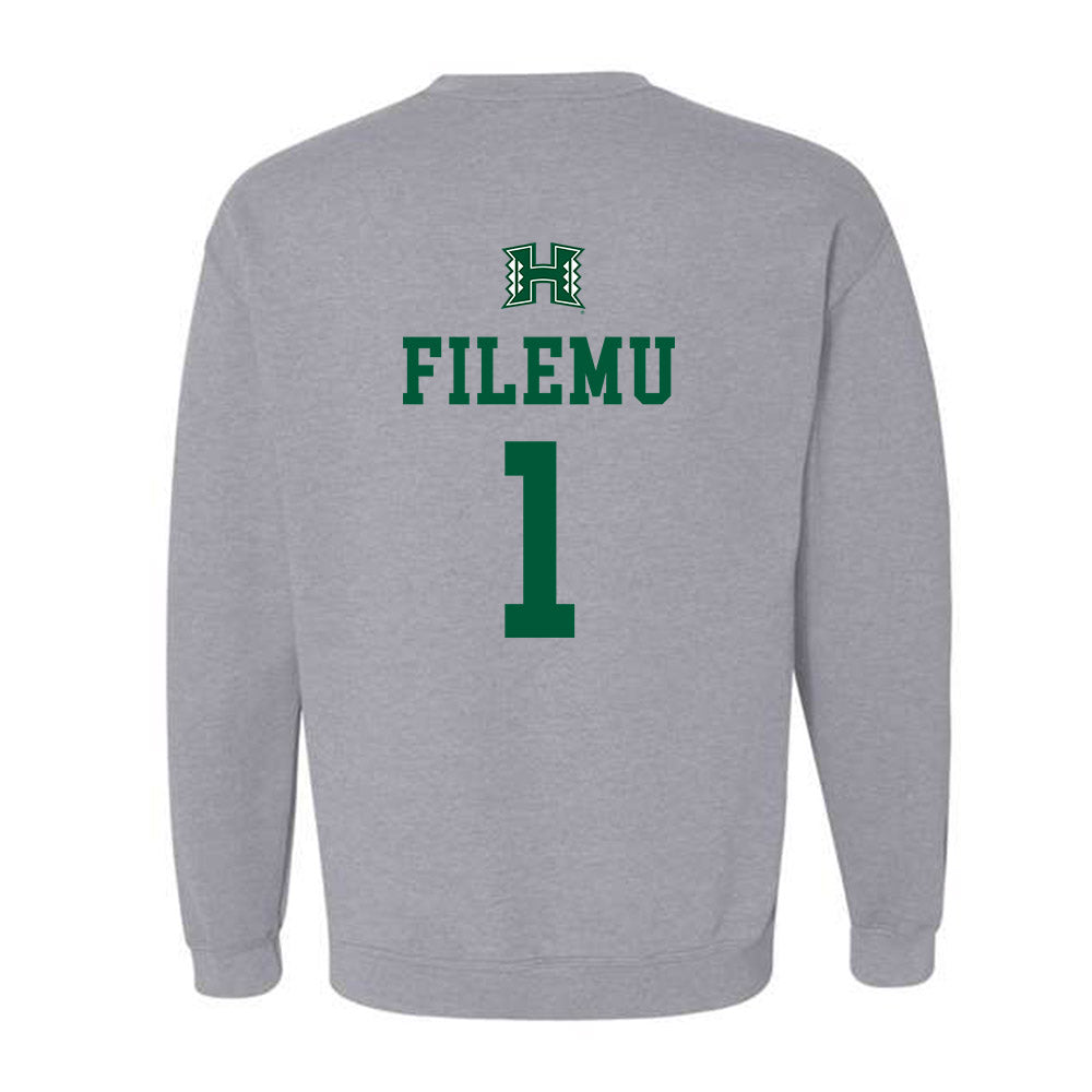 Hawaii - NCAA Women's Basketball : Kira-May Filemu - Classic Shersey Crewneck Sweatshirt-1