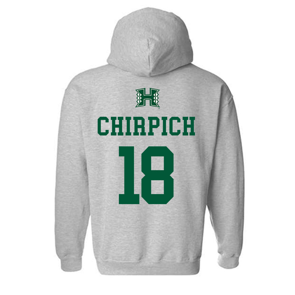Hawaii - NCAA Women's Soccer : Brianna Chirpich - Classic Shersey Hooded Sweatshirt-1