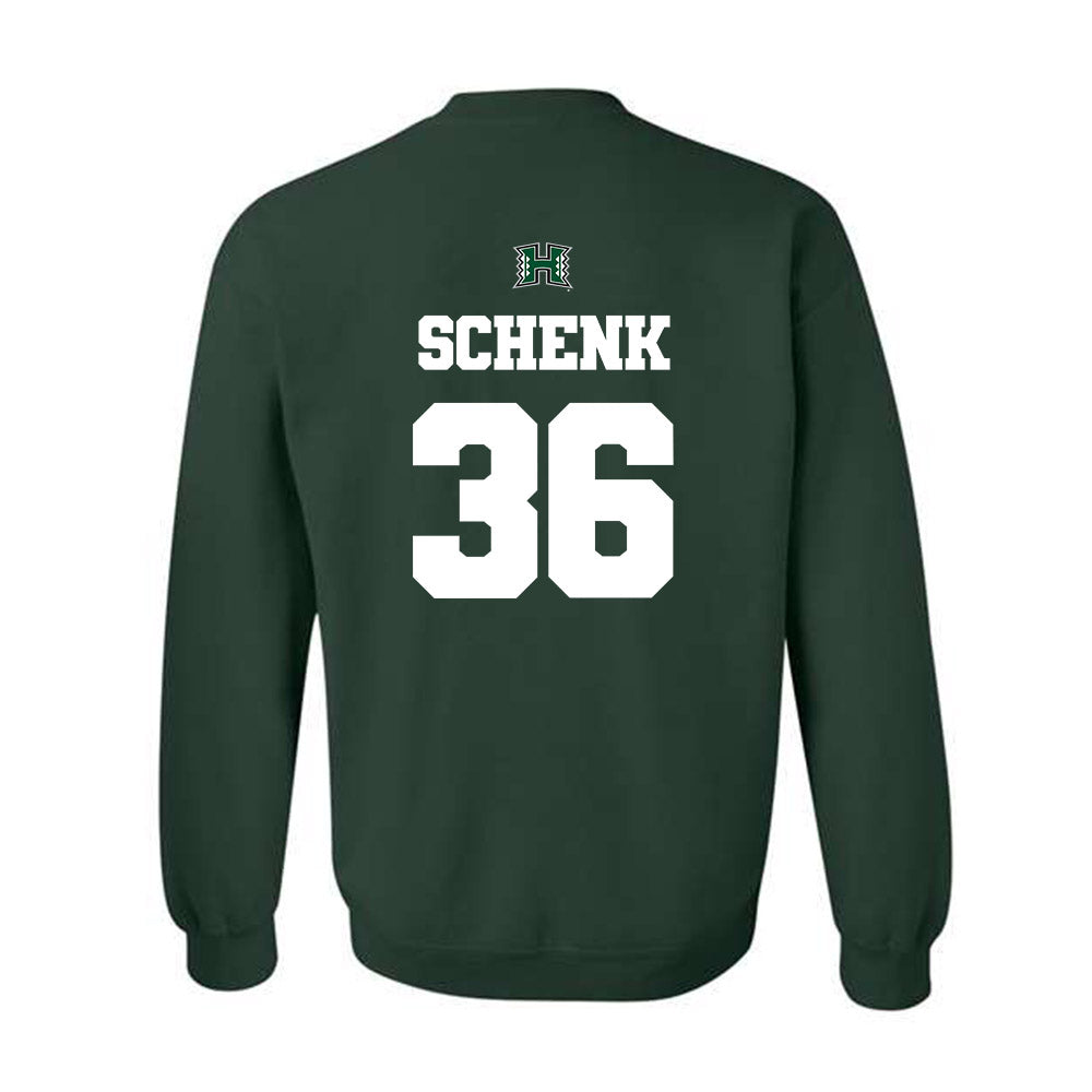 Hawaii - NCAA Baseball : Kahiau Schenk - Classic Shersey Crewneck Sweatshirt-1