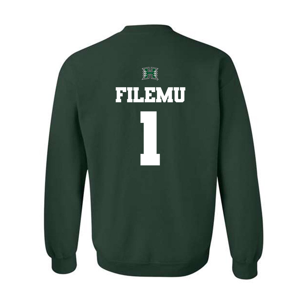 Hawaii - NCAA Women's Basketball : Kira-May Filemu - Classic Shersey Crewneck Sweatshirt-1