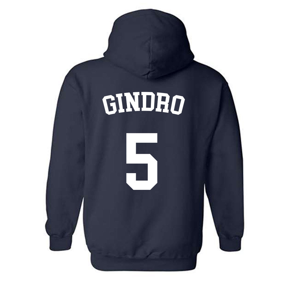 Oral Roberts - NCAA Men's Soccer : Enzo Gindro - Classic Shersey Hooded Sweatshirt-1