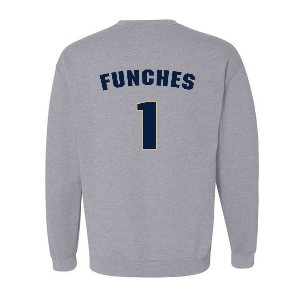 Oral Roberts - NCAA Women's Basketball : Zai Funches - Classic Shersey Crewneck Sweatshirt-1