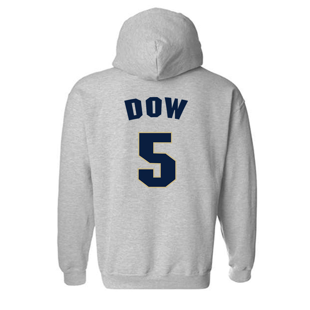 Oral Roberts - NCAA Men's Basketball : Connor Dow - Classic Shersey Hooded Sweatshirt-1