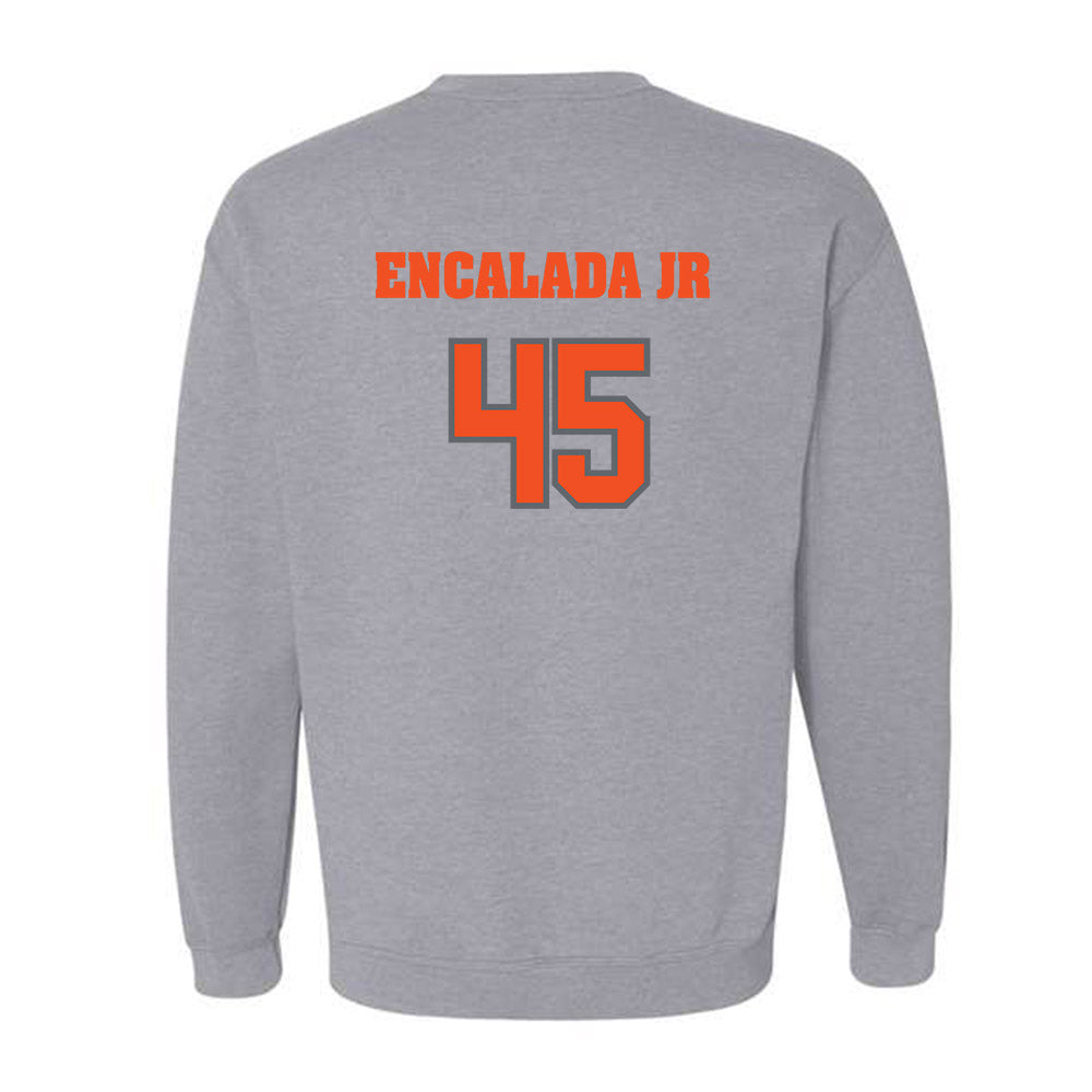 UTRGV - NCAA Baseball : Emir Encalada Jr - Classic Shersey Crewneck Sweatshirt-1