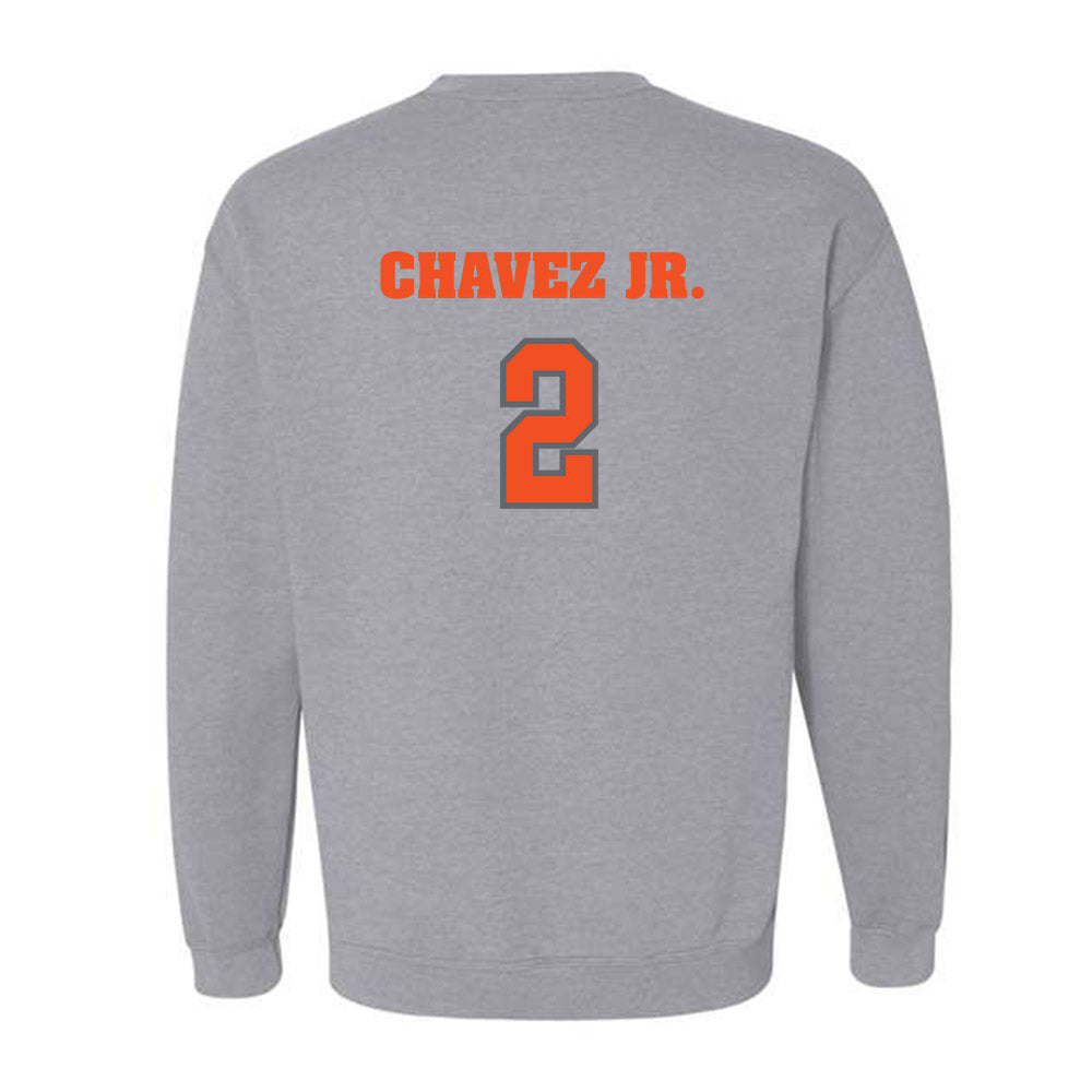 UTRGV - NCAA Football : Atzel Chavez Jr. - Classic Shersey Crewneck Sweatshirt-1
