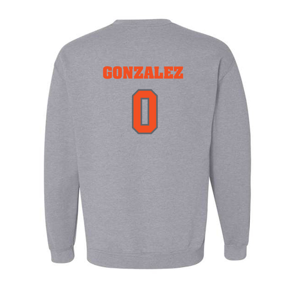UTRGV - NCAA Baseball : Rudy Gonzalez - Classic Shersey Crewneck Sweatshirt-1