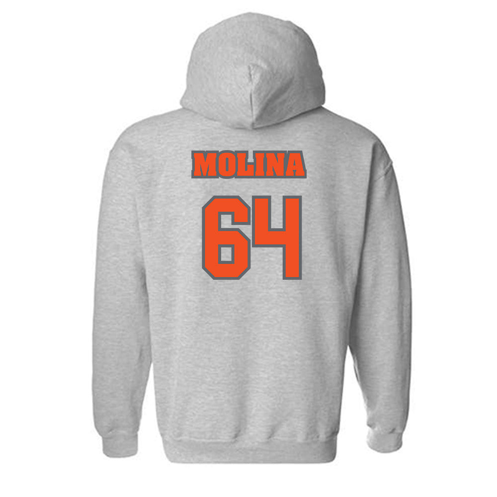 UTRGV - NCAA Football : Cole Molina - Classic Shersey Hooded Sweatshirt-1