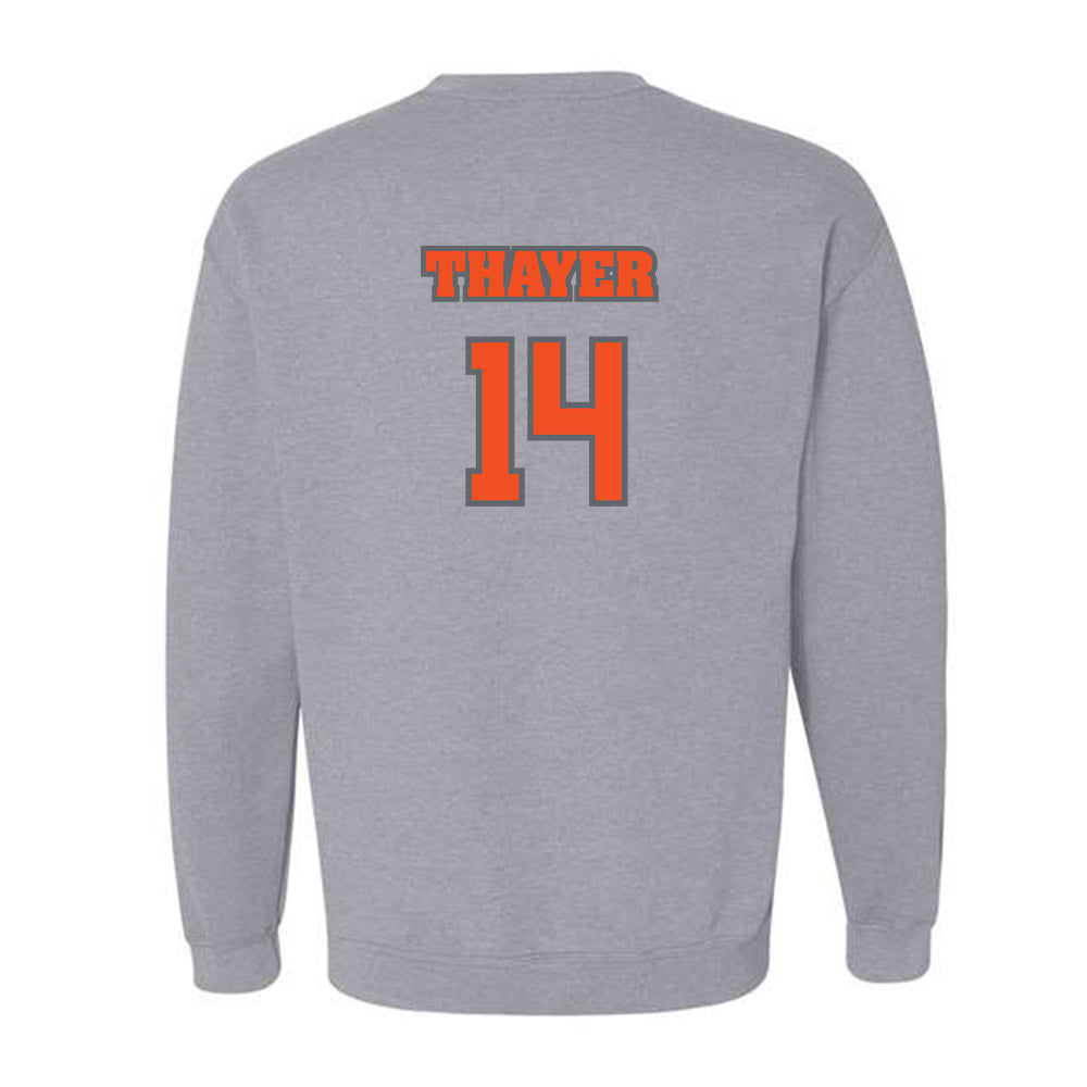 UTRGV - NCAA Baseball : Harrison Thayer - Classic Shersey Crewneck Sweatshirt-1
