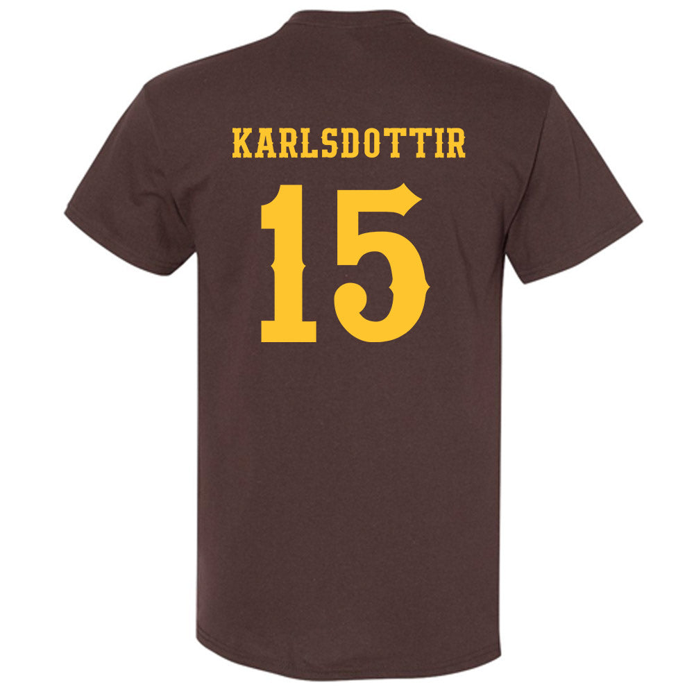 Wyoming - NCAA Women's Basketball : Heidur Karlsdottir - Classic Shersey T-Shirt-1
