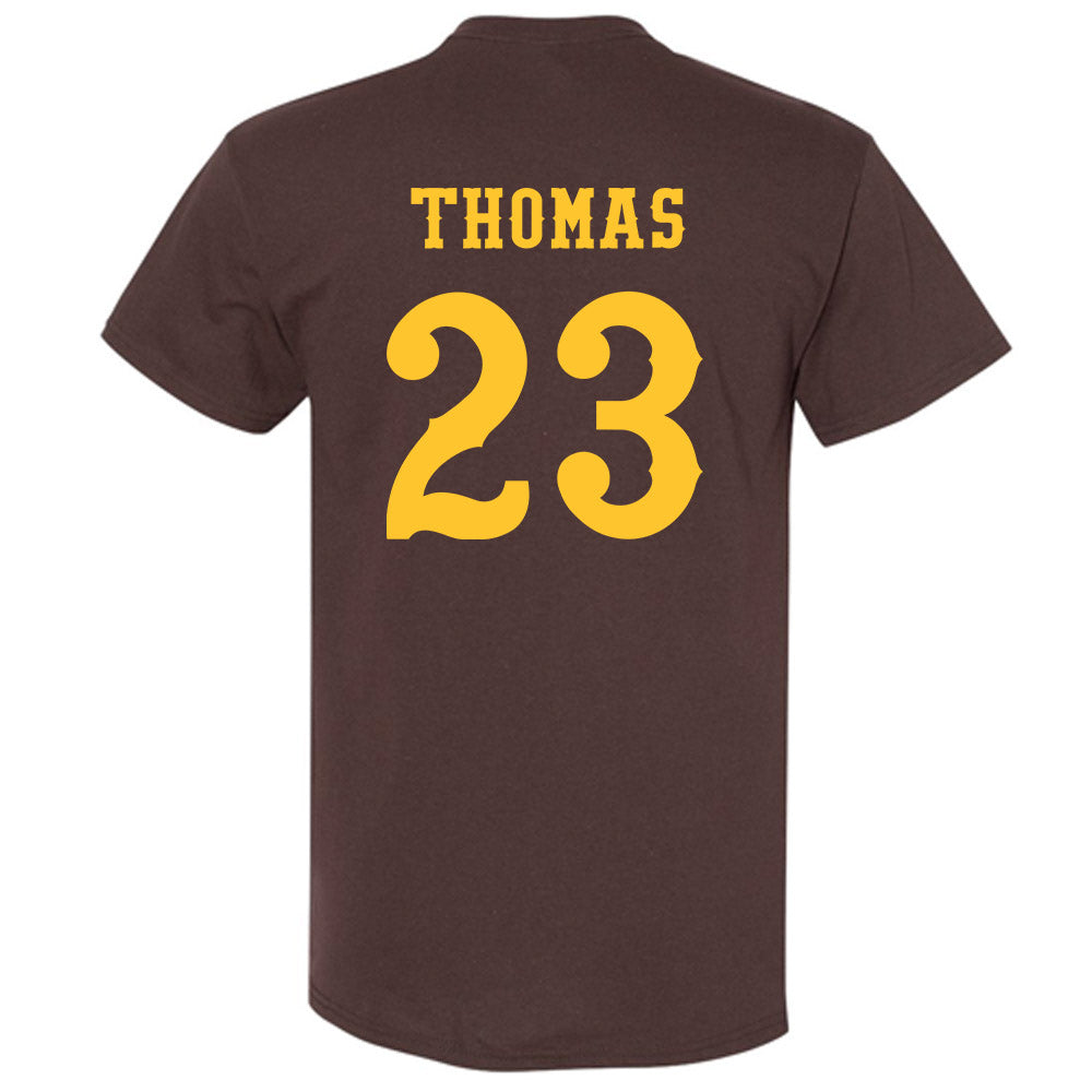 Wyoming - NCAA Football : Jones Thomas - Classic Shersey T-Shirt-1