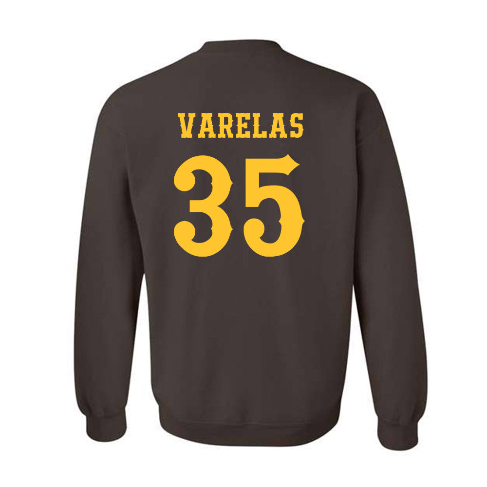 Wyoming - NCAA Football : Nikos Varelas - Classic Shersey Crewneck Sweatshirt