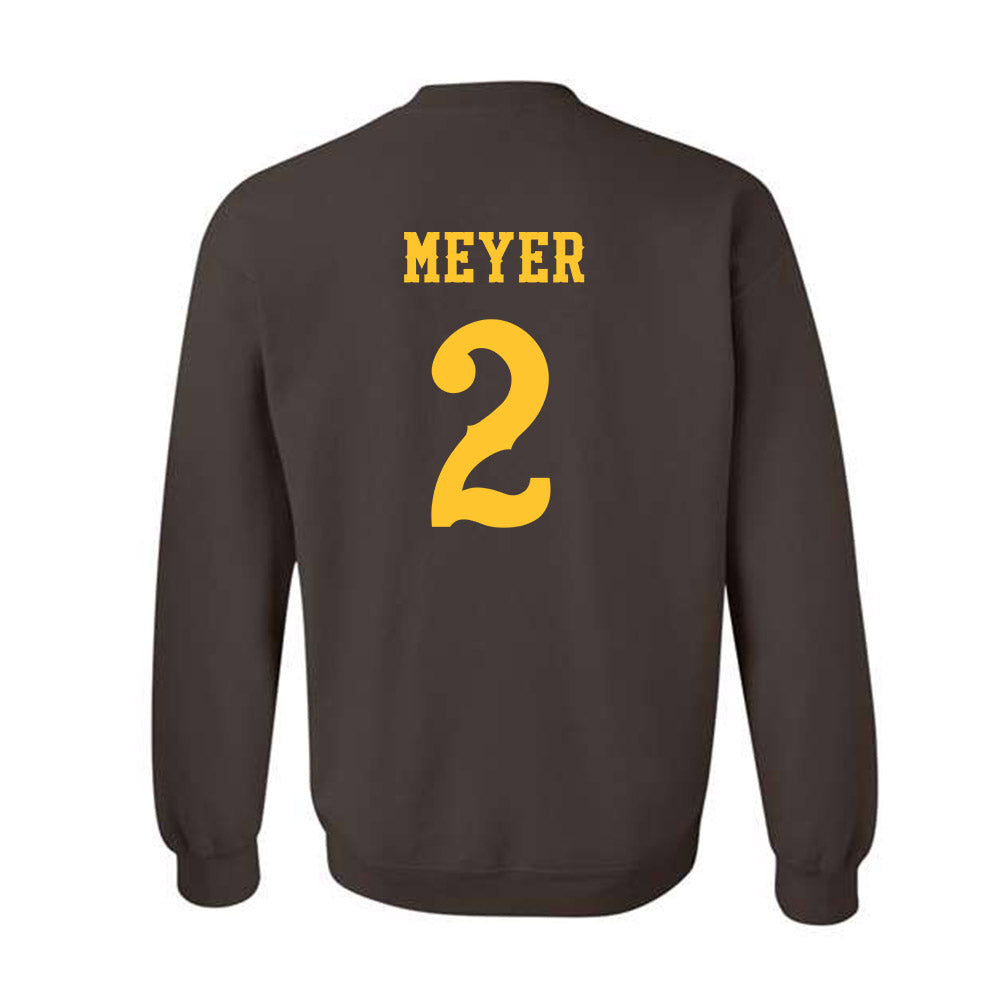 Wyoming - NCAA Men's Basketball : Nasir Meyer - Classic Shersey Crewneck Sweatshirt-1