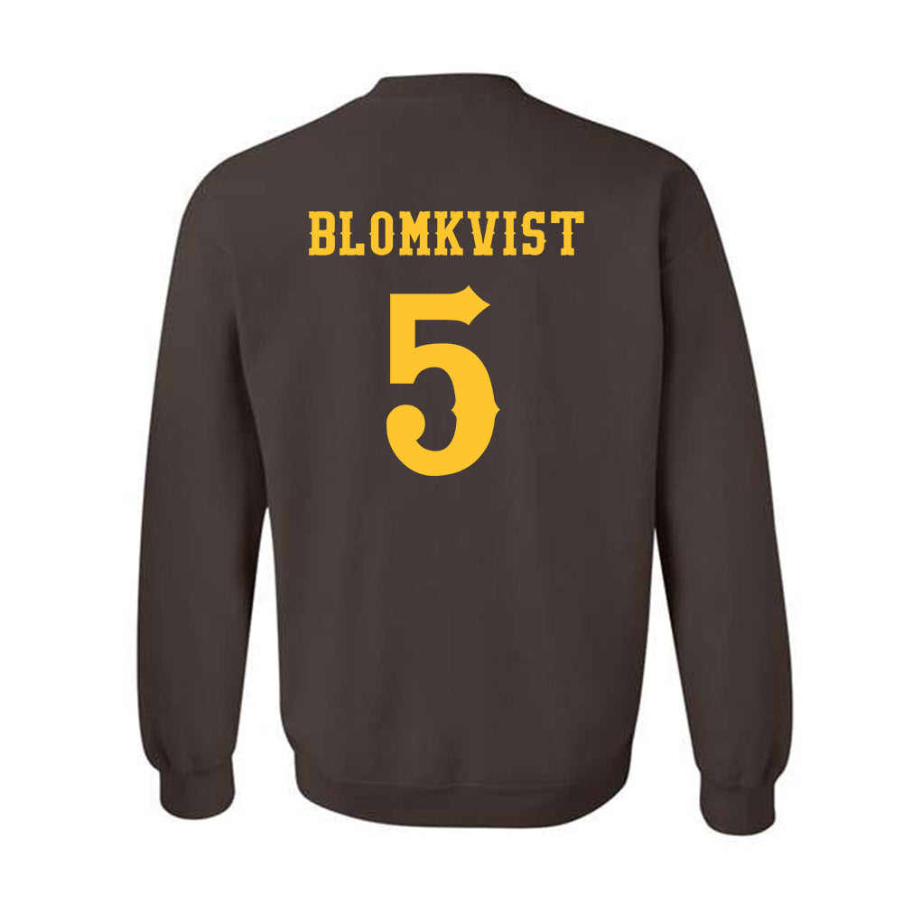 Wyoming - NCAA Women's Basketball : Liv Blomkvist - Classic Shersey Crewneck Sweatshirt-1